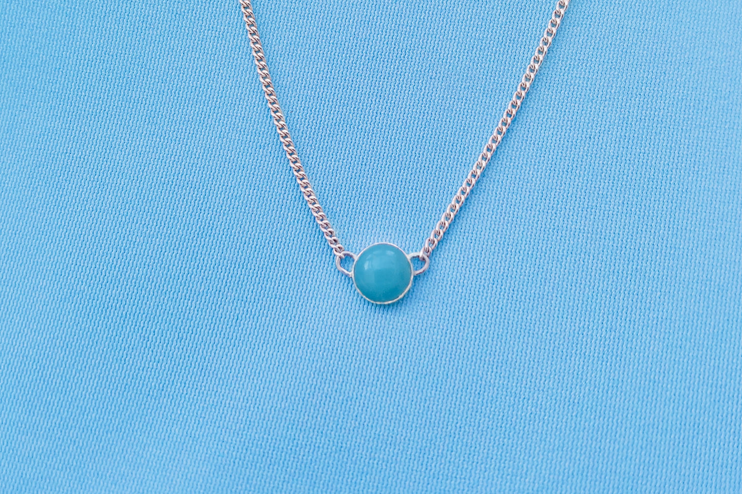 VIRGO Amazonite Necklace in Sterling Silver